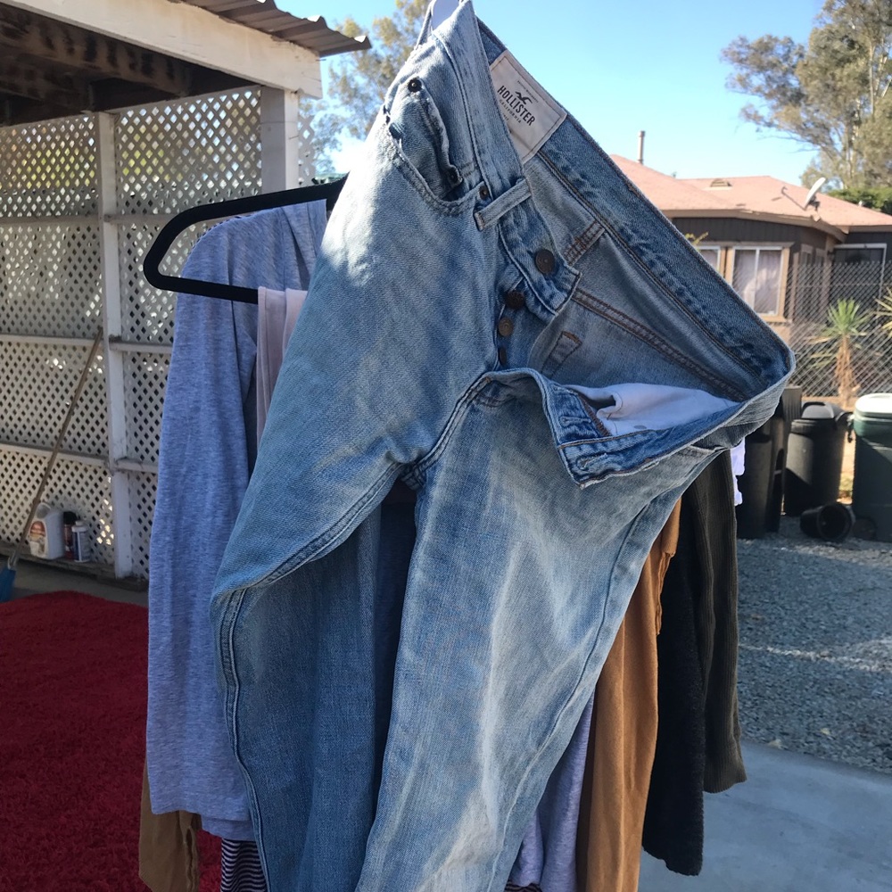 Faded Holister blue jeans, never worn!